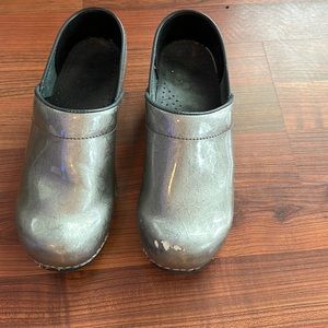 Sanita silver clogs 37 see pics
